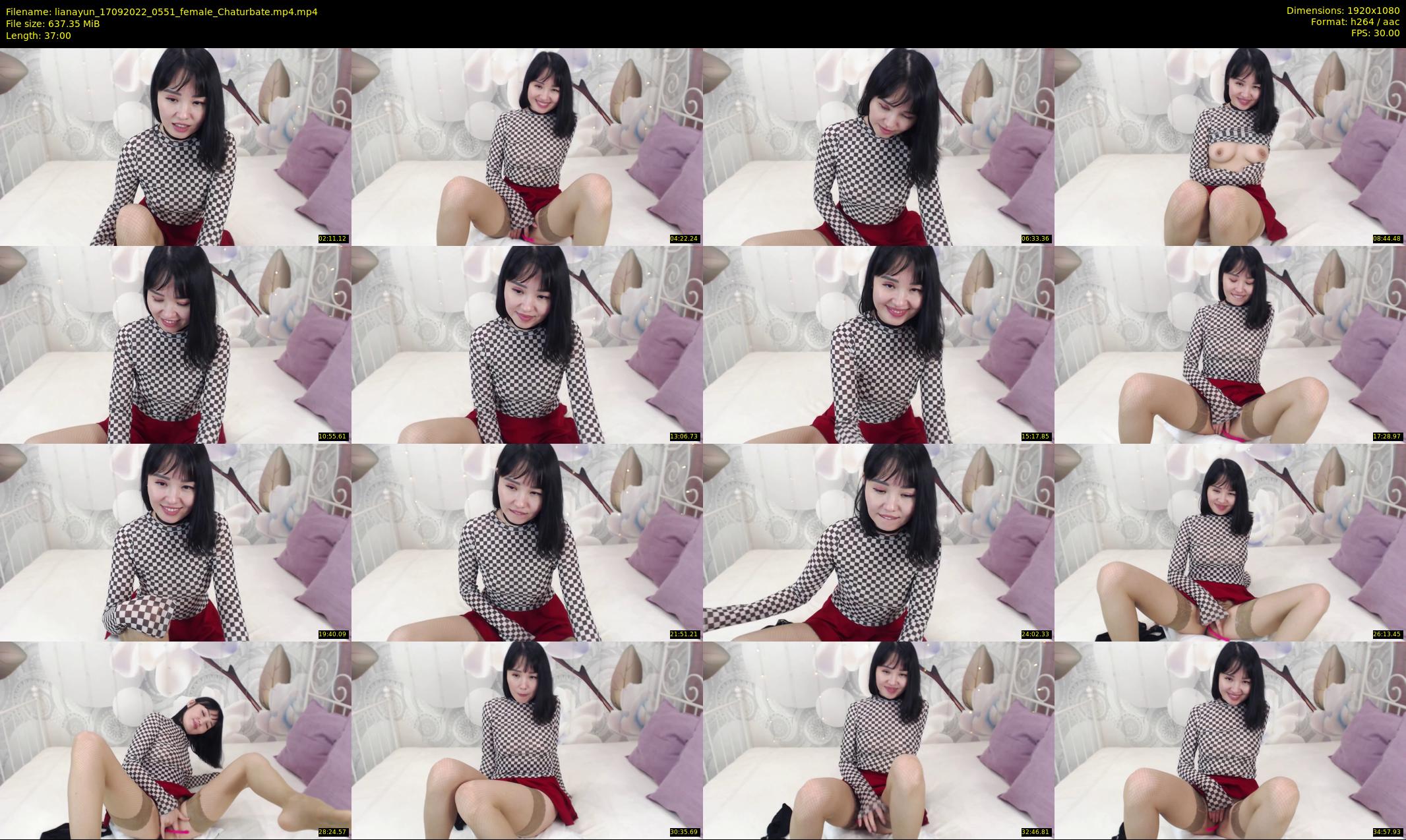 lianayun — 37 minute Chaturbate female cam show recording, 1080p, Sep 17, 2022