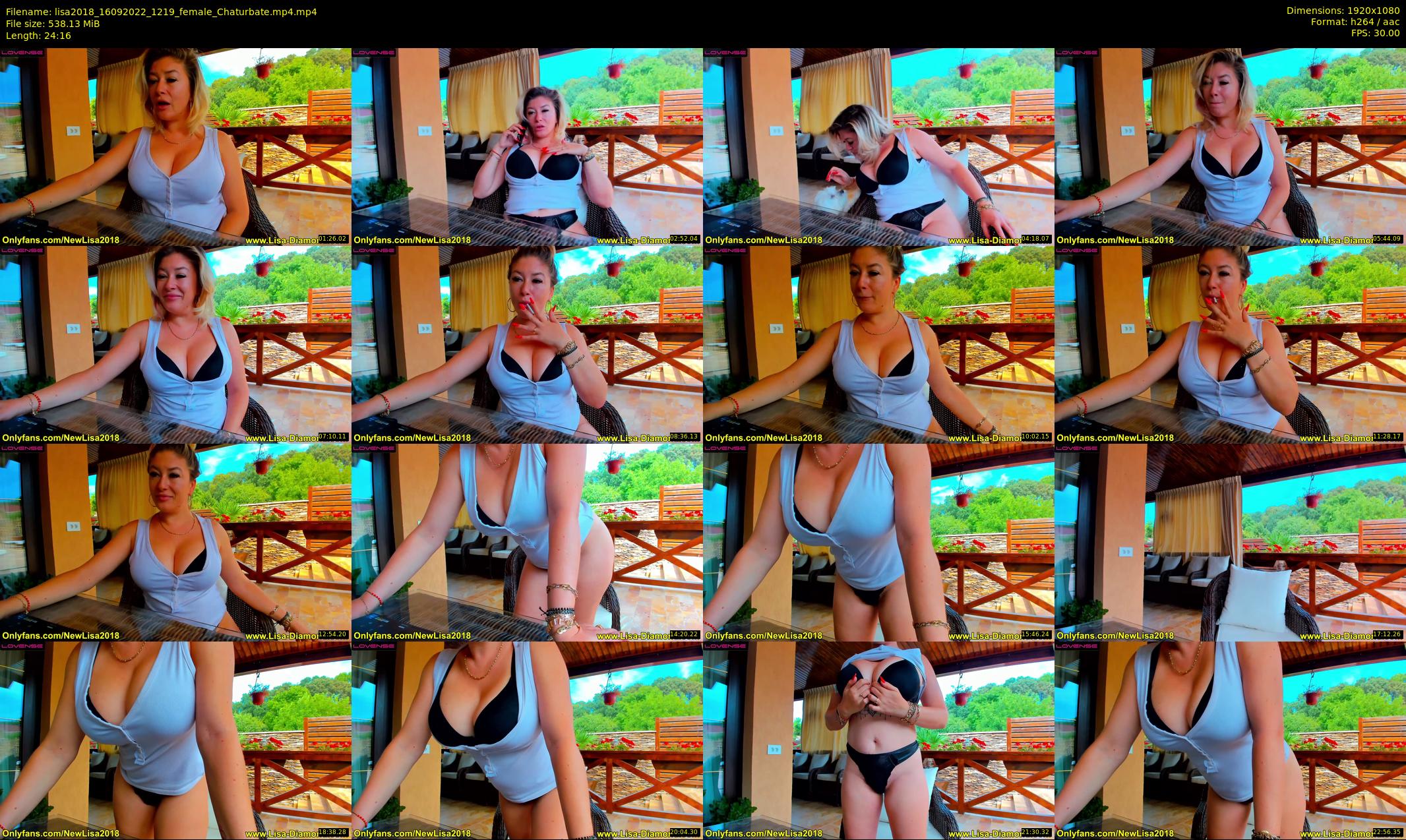 lisa2018 — 25 minute Chaturbate female cam show recording, 1080p, Sep 16, 2022