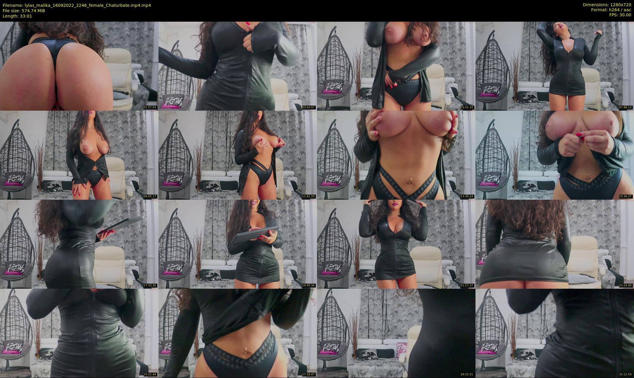 lylas_malika — 34 minute Chaturbate female cam show recording, 720p, Sep 16, 2022