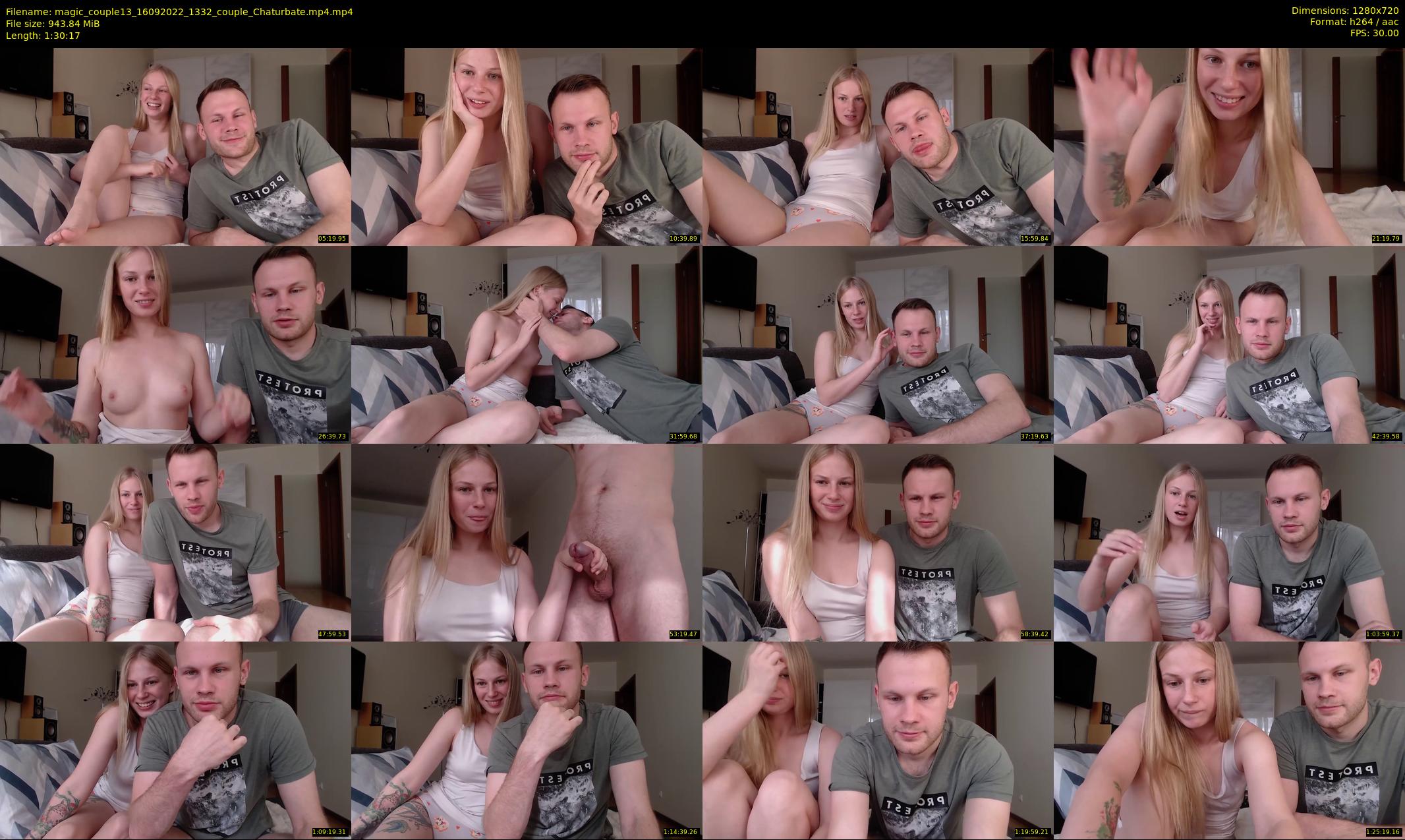magic_couple13 — 91 minute Chaturbate couple cam show recording, 720p, Sep 16, 2022