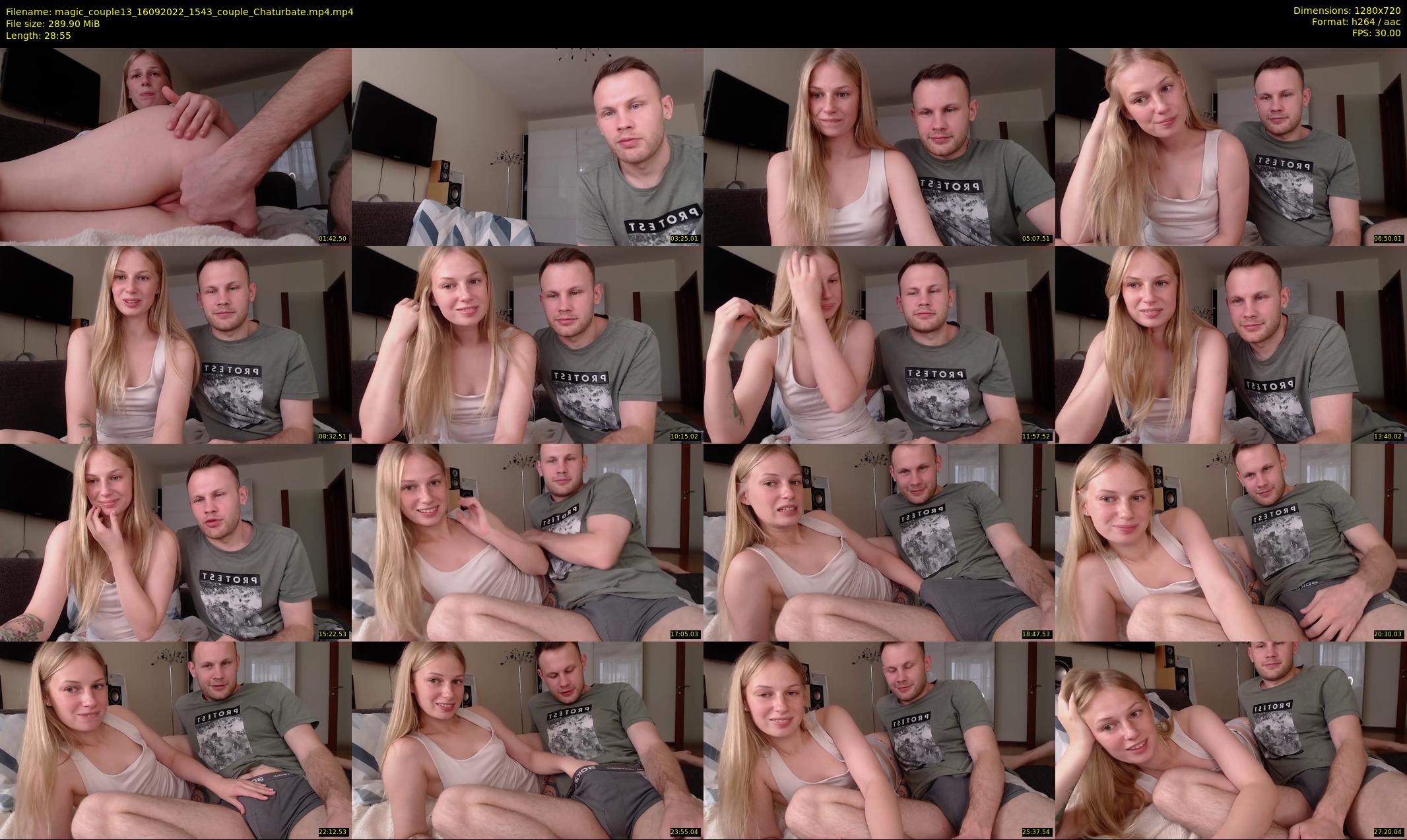magic_couple13 — 29 minute Chaturbate couple cam show recording, 720p, Sep 16, 2022