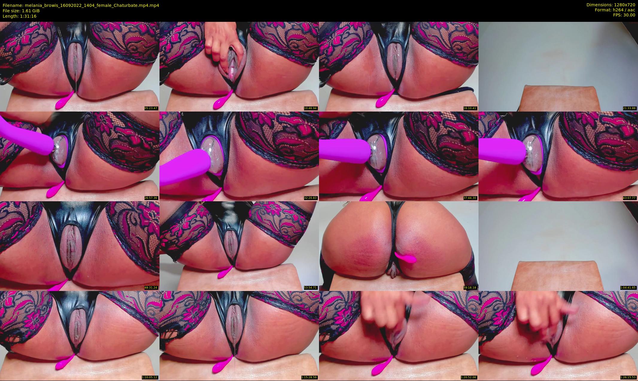 melania_browis — 92 minute Chaturbate female cam show recording, 720p, Sep 16, 2022