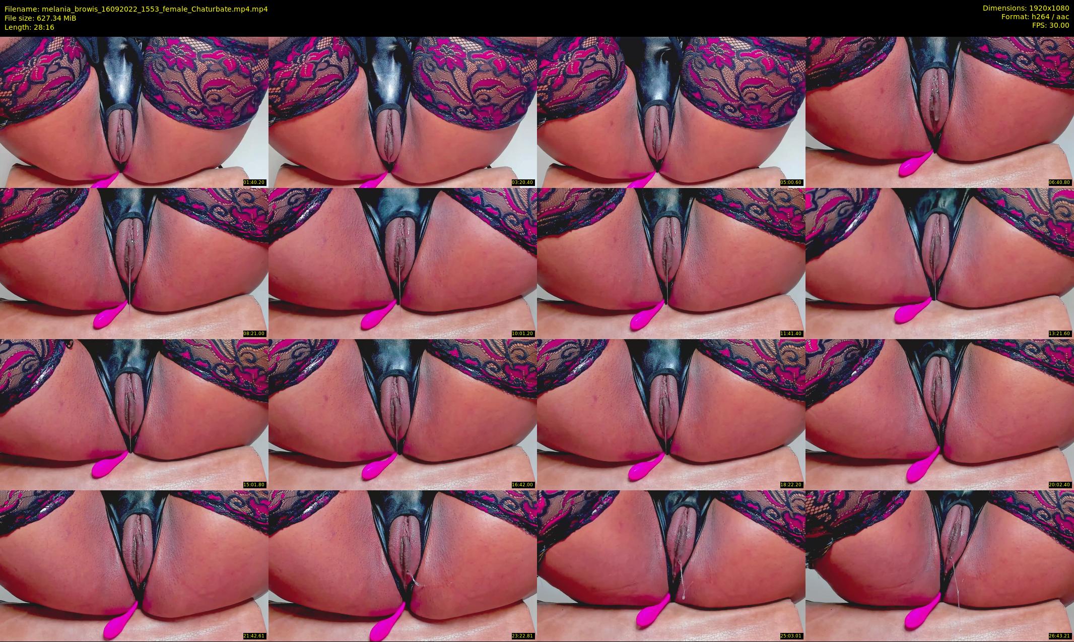 melania_browis — 29 minute Chaturbate female cam show recording, 1080p, Sep 16, 2022