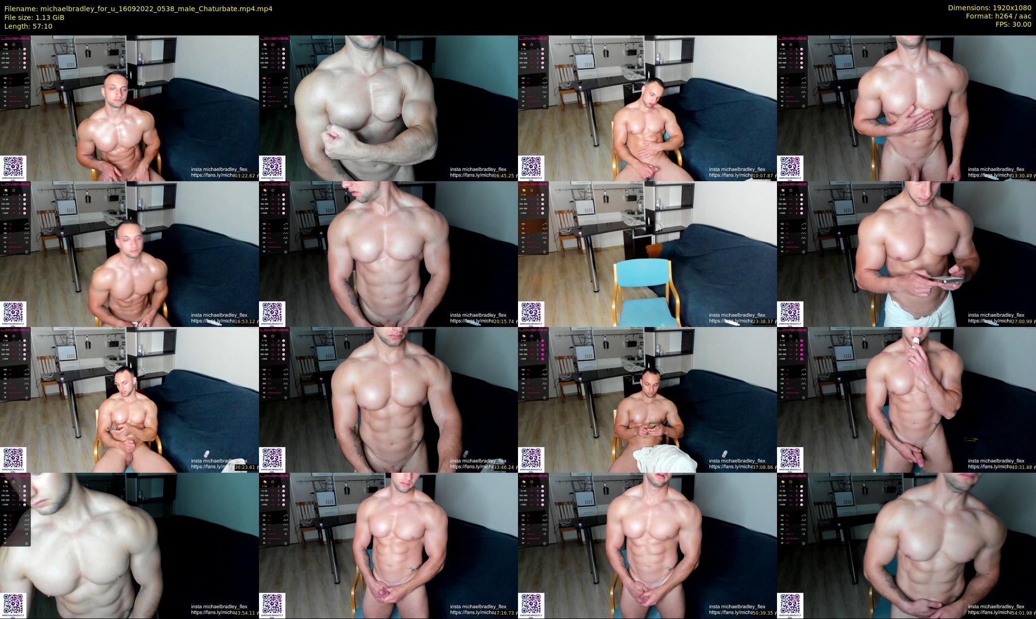 michaelbradley_for_u — 58 minute Chaturbate male cam show recording, 1080p, Sep 16, 2022
