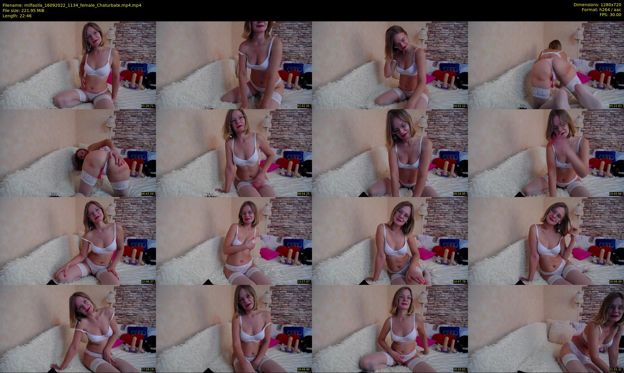 milfaolla — 23 minute Chaturbate female cam show recording, 720p, Sep 16, 2022