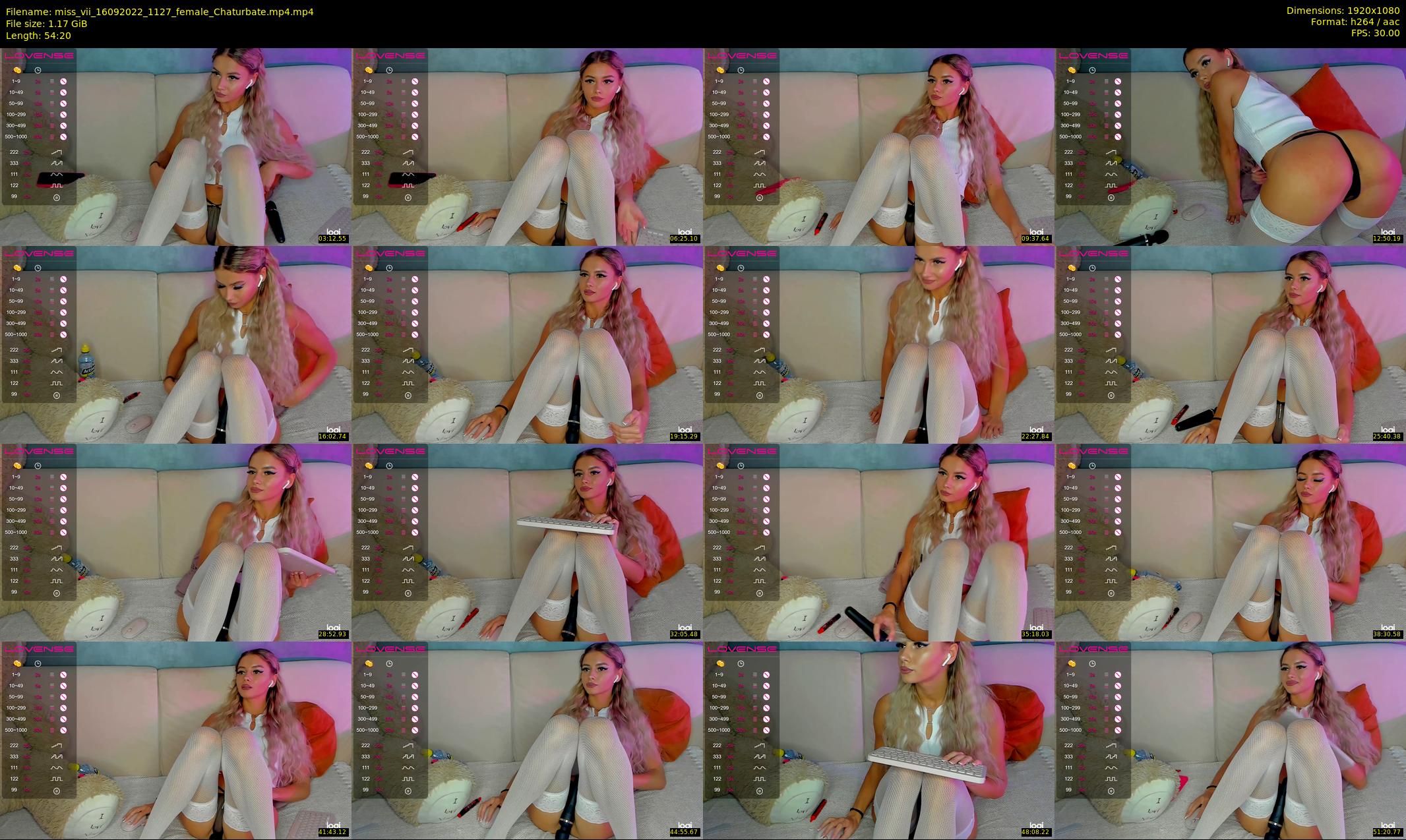 miss_vii — 55 minute Chaturbate female cam show recording, 1080p, Sep 16, 2022