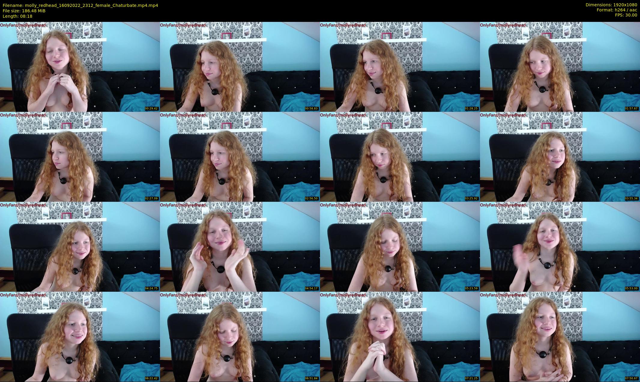 molly_redhead — 9 minute Chaturbate female cam show recording, 1080p, Sep 16, 2022