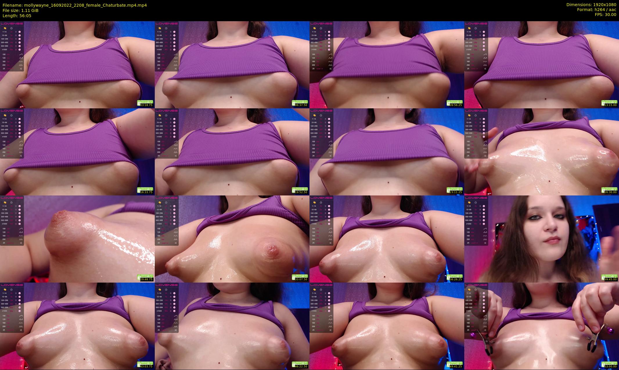 mollywayne — 57 minute Chaturbate female cam show recording, 1080p, Sep 16, 2022