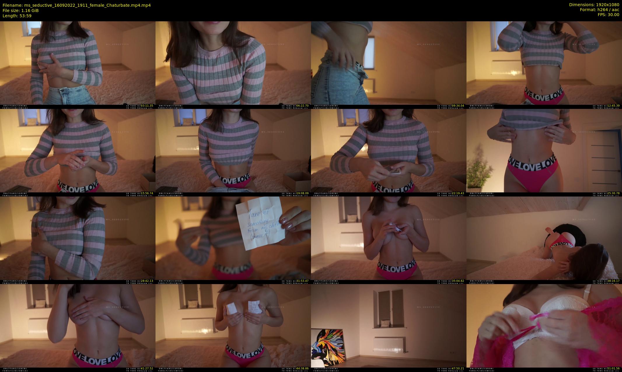 ms_seductive — 54 minute Chaturbate female cam show recording, 1080p, Sep 16, 2022
