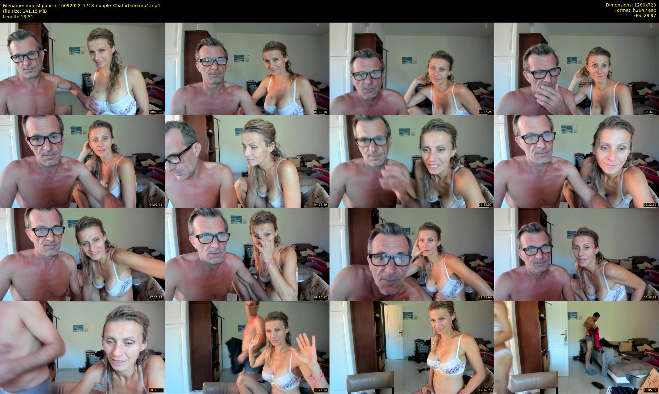 munishpunish — 14 minute Chaturbate couple cam show recording, 720p, Sep 16, 2022