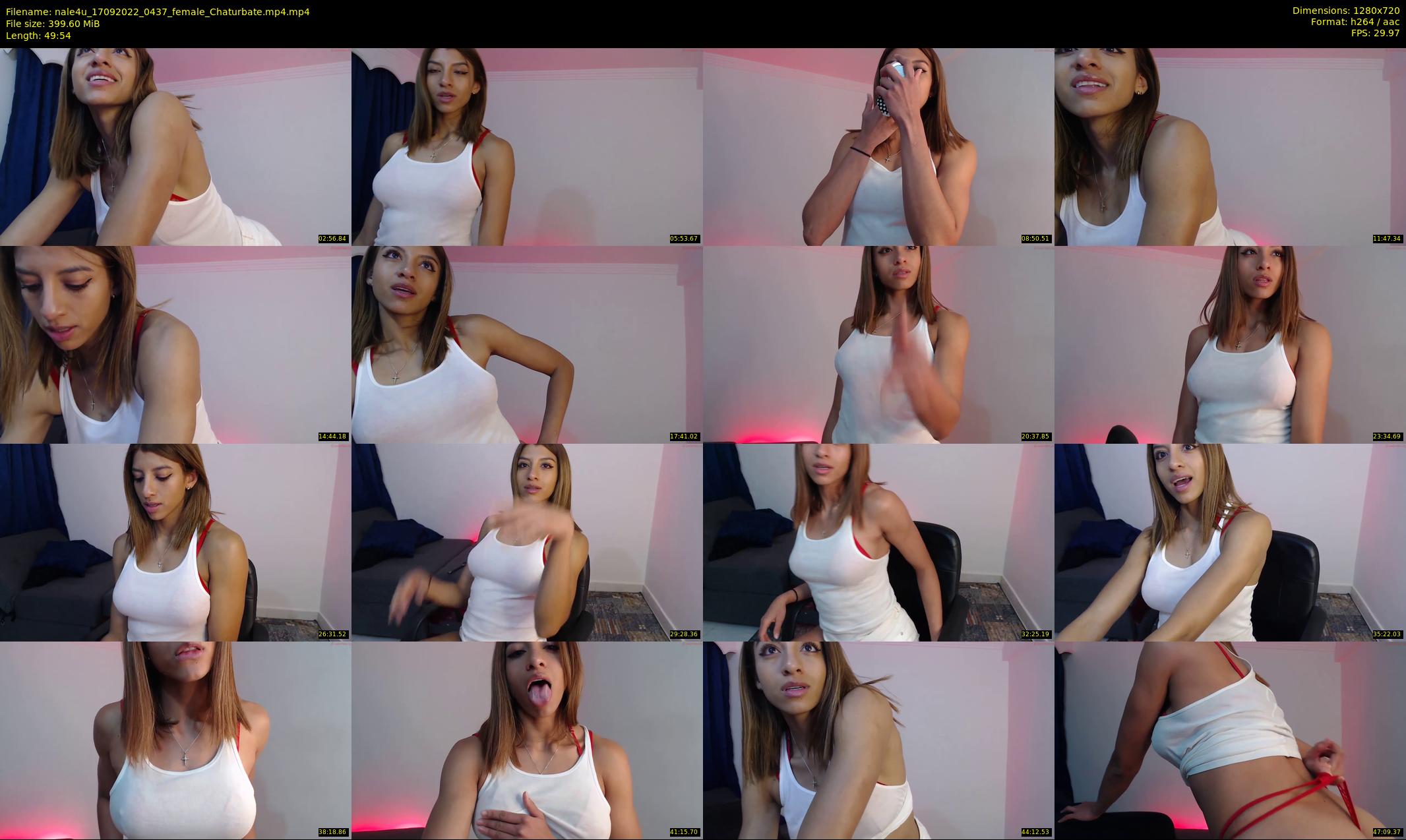nale4u — 50 minute Chaturbate female cam show recording, 720p, Sep 17, 2022