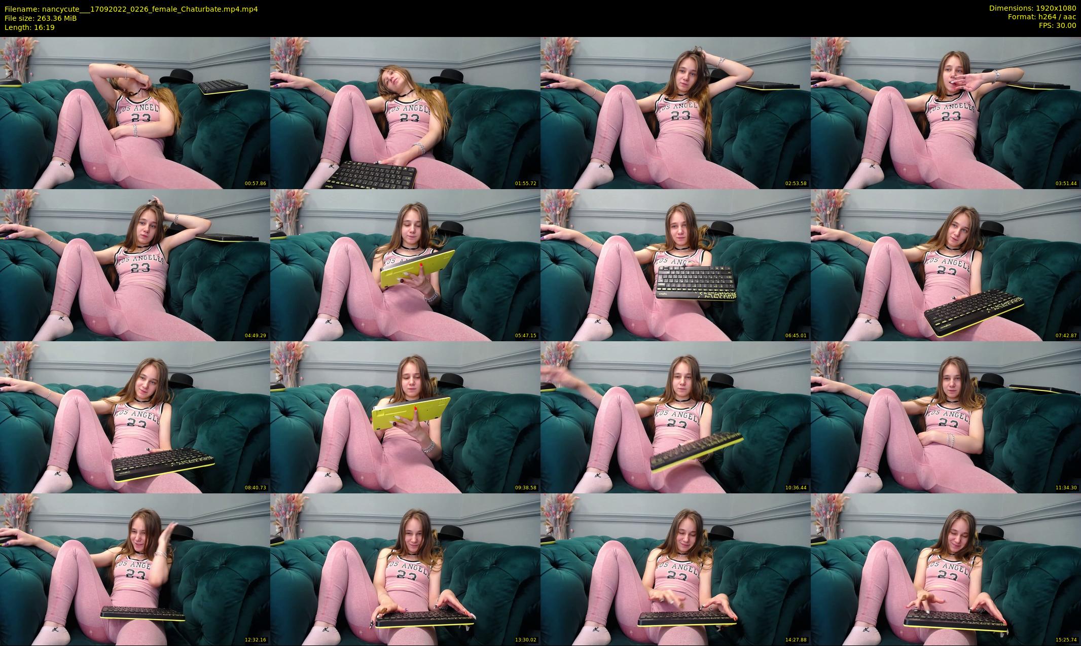 nancycute__ — 17 minute Chaturbate female cam show recording, 1080p, Sep 17, 2022
