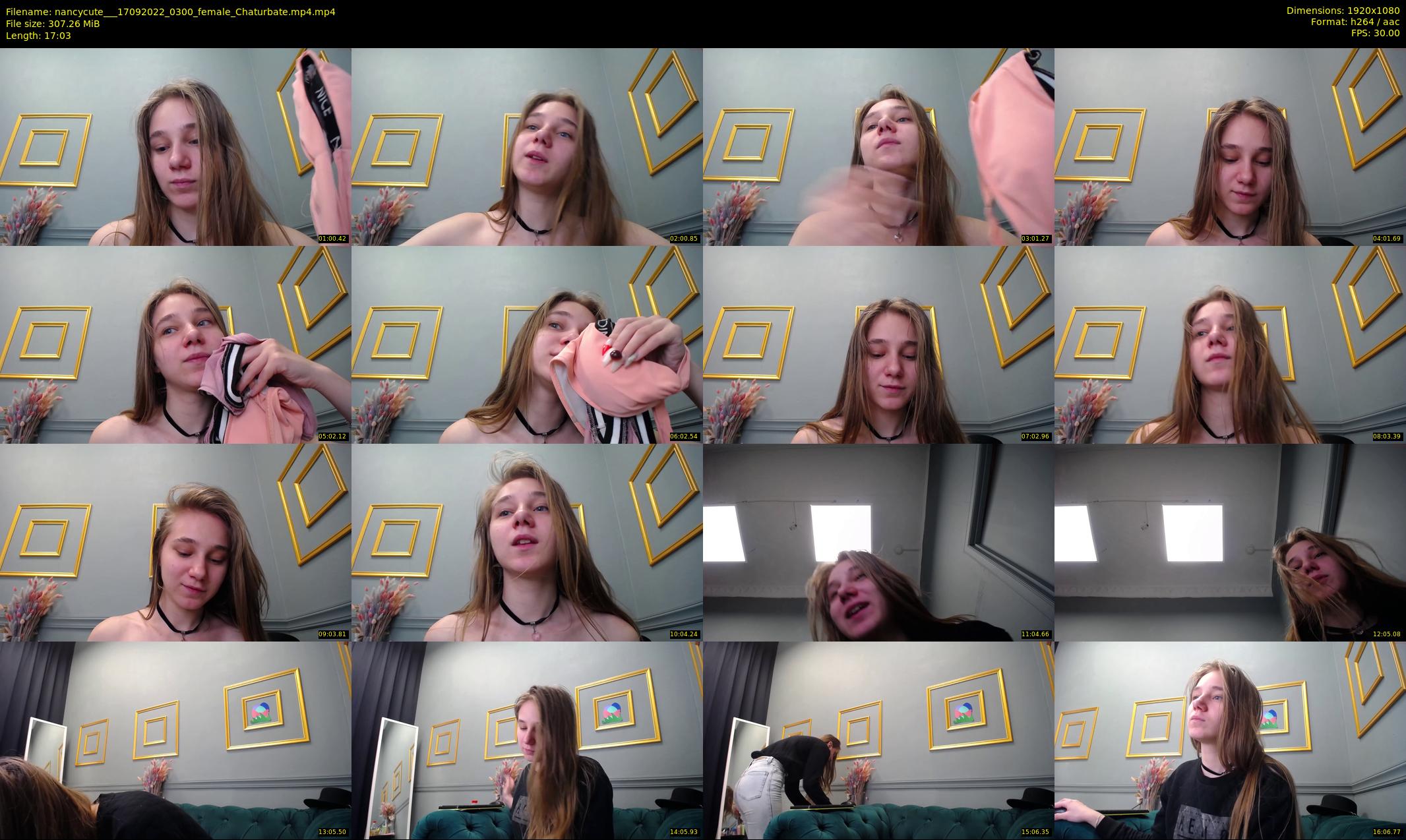 nancycute__ — 18 minute Chaturbate female cam show recording, 1080p, Sep 17, 2022