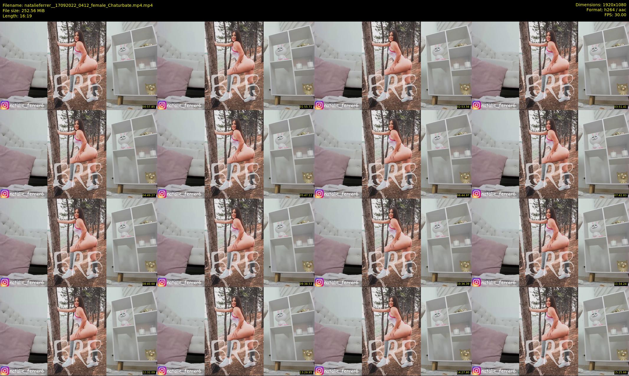 natalieferrer_ — 17 minute Chaturbate female cam show recording, 1080p, Sep 17, 2022