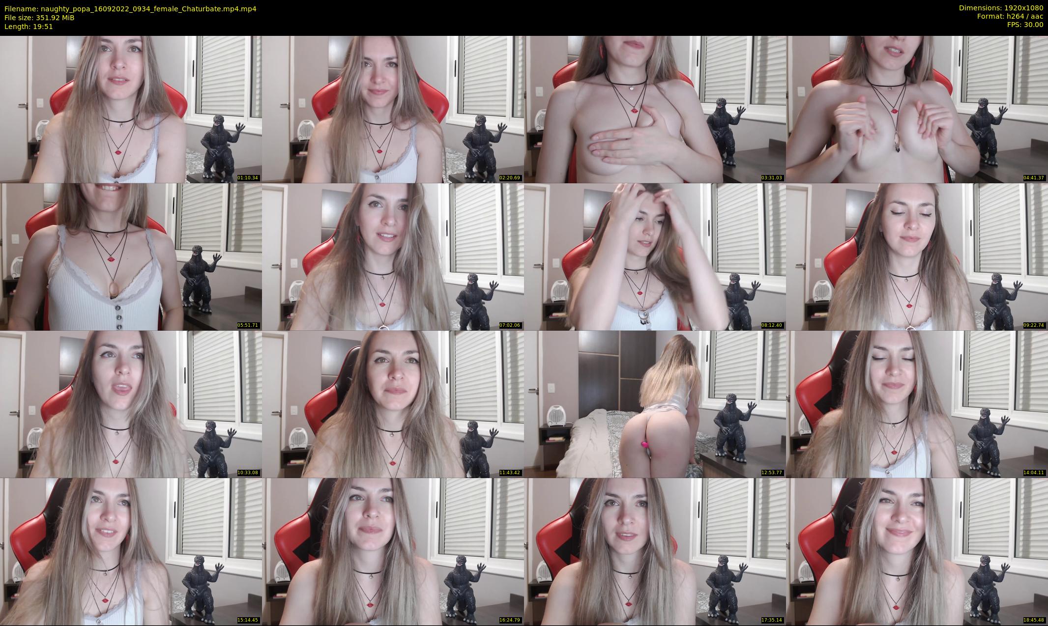 naughty_popa — 20 minute Chaturbate female cam show recording, 1080p, Sep 16, 2022