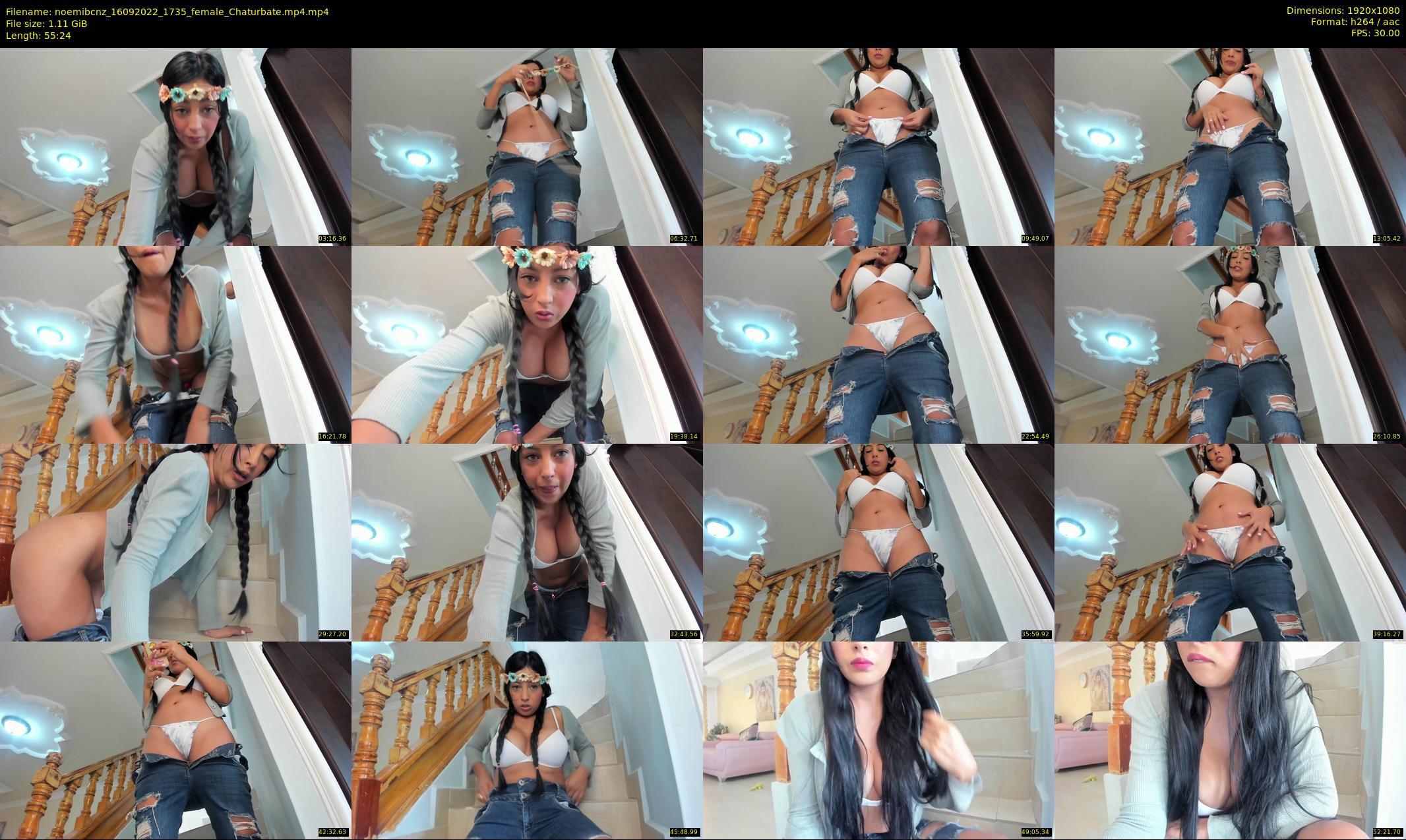 noemibcnz — 56 minute Chaturbate couple cam show recording, 1080p, Sep 16, 2022