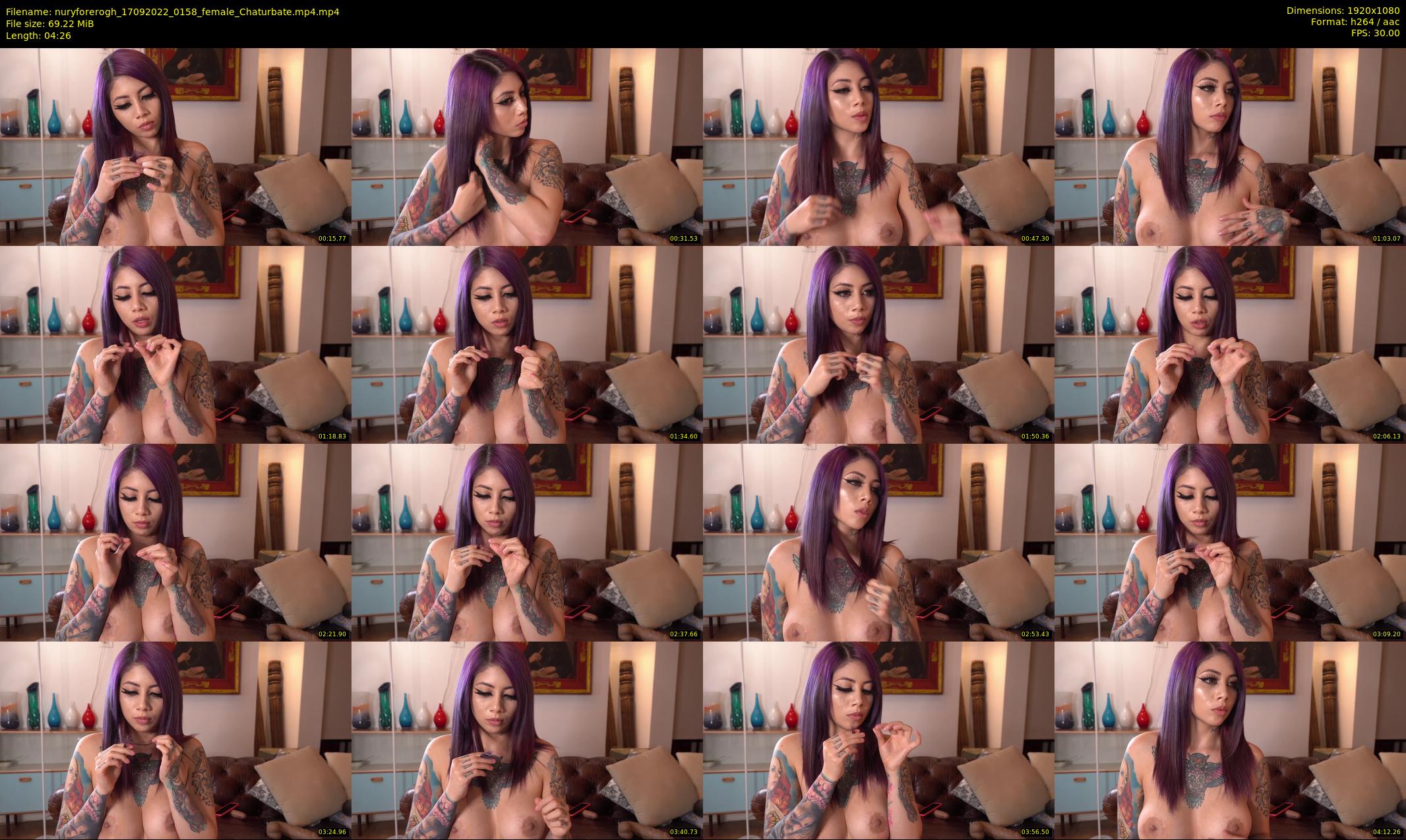 nuryforerogh — 5 minute Chaturbate female cam show recording, 1080p, Sep 17, 2022