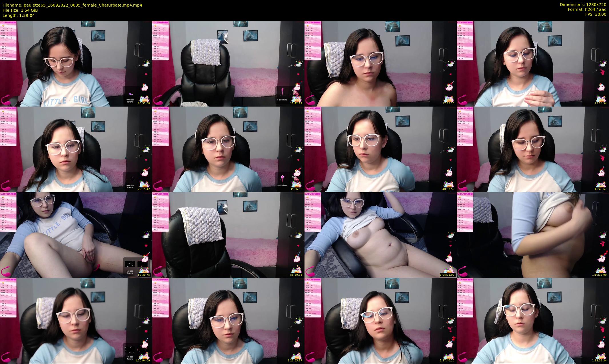 paulette65 — 100 minute Chaturbate female cam show recording, 720p, Sep 16, 2022