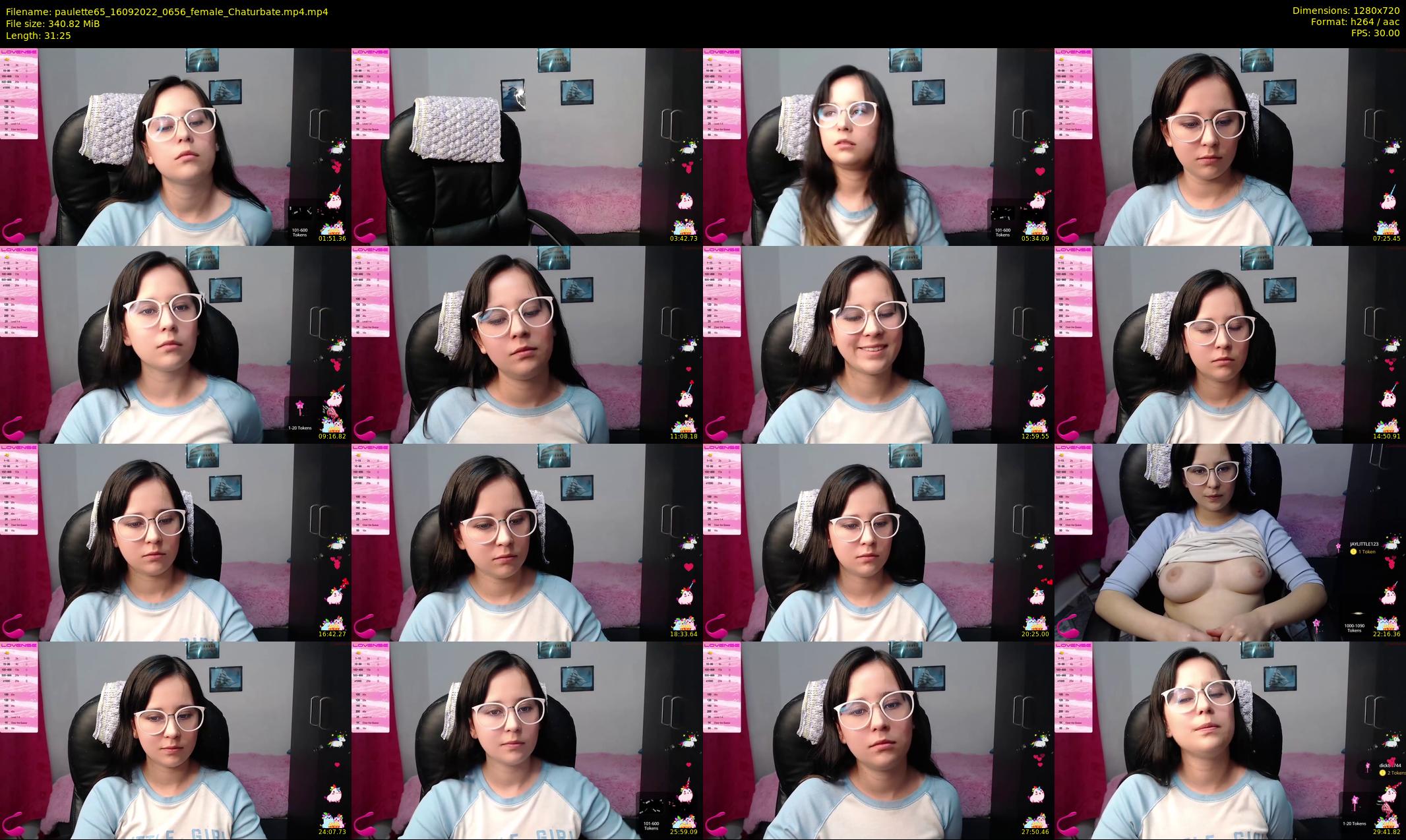 paulette65 — 32 minute Chaturbate female cam show recording, 720p, Sep 16, 2022