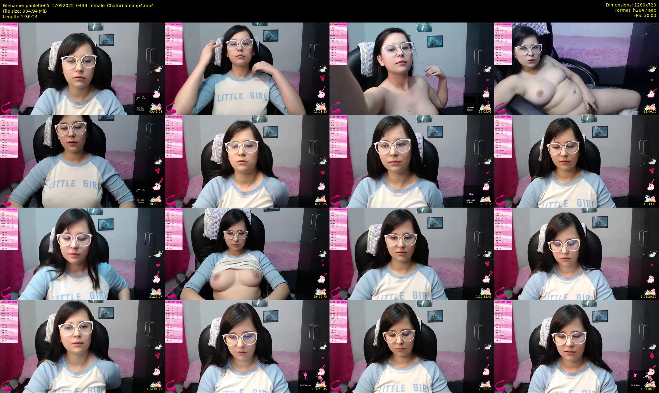 paulette65 — 97 minute Chaturbate female cam show recording, 720p, Sep 17, 2022