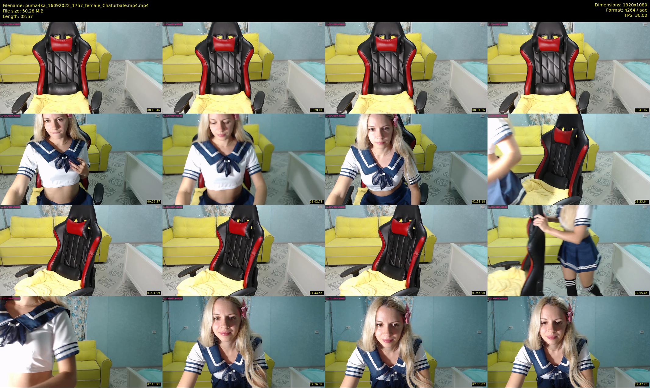 puma4ka — 3 minute Chaturbate female cam show recording, 1080p, Sep 16, 2022