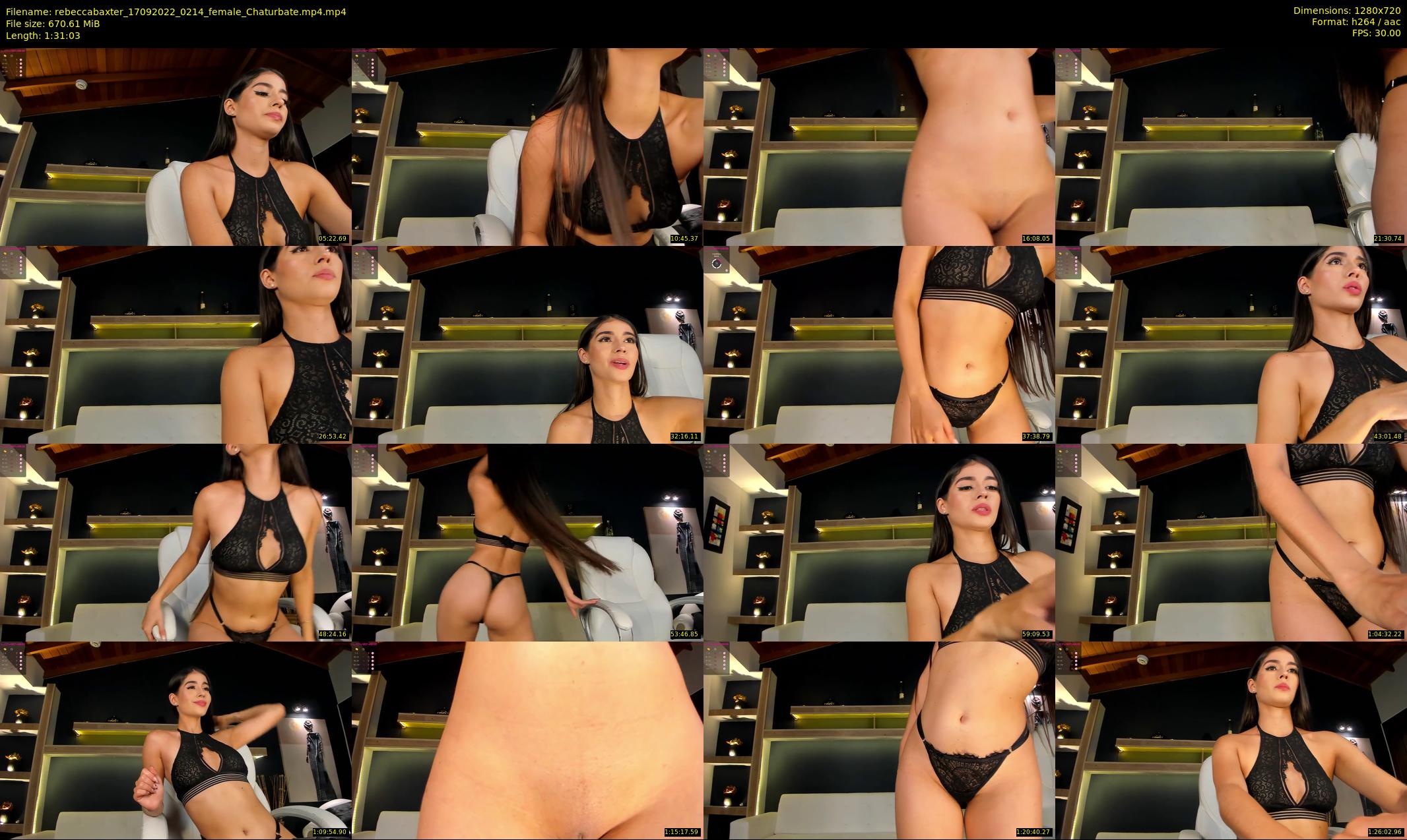 rebeccabaxter — 92 minute Chaturbate female cam show recording, 720p, Sep 17, 2022