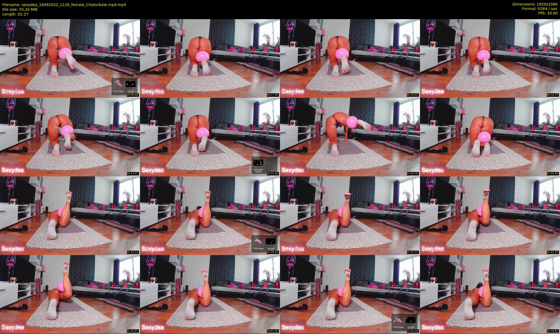 sexydea — 3 minute Chaturbate female cam show recording, 1080p, Sep 16, 2022