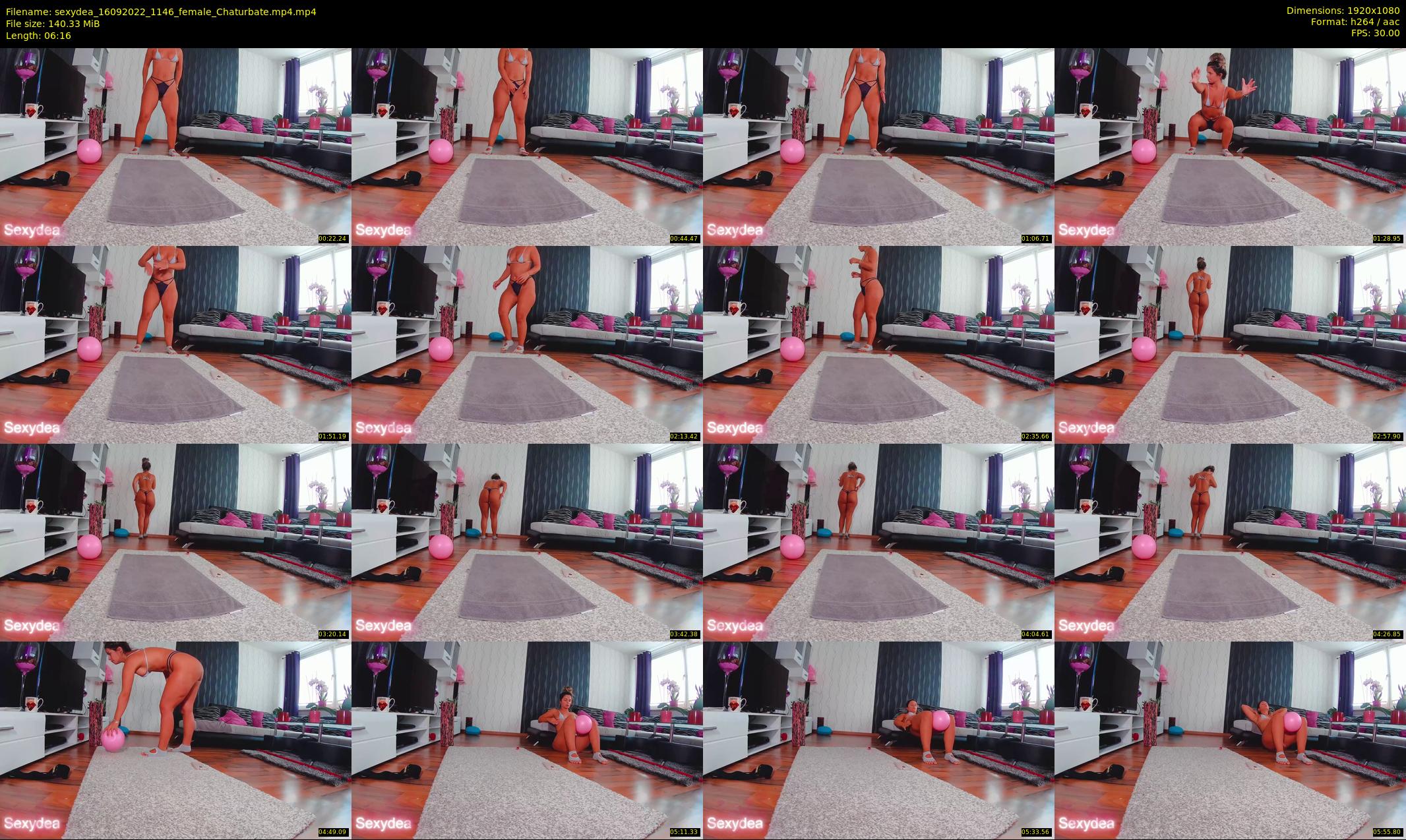 sexydea — 7 minute Chaturbate female cam show recording, 1080p, Sep 16, 2022