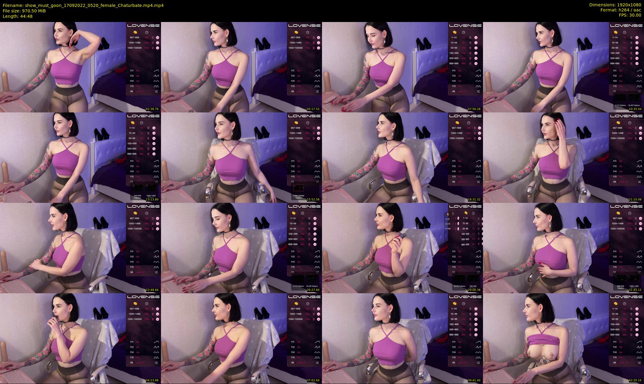 show_must_goon — 45 minute Chaturbate female cam show recording, 1080p, Sep 17, 2022