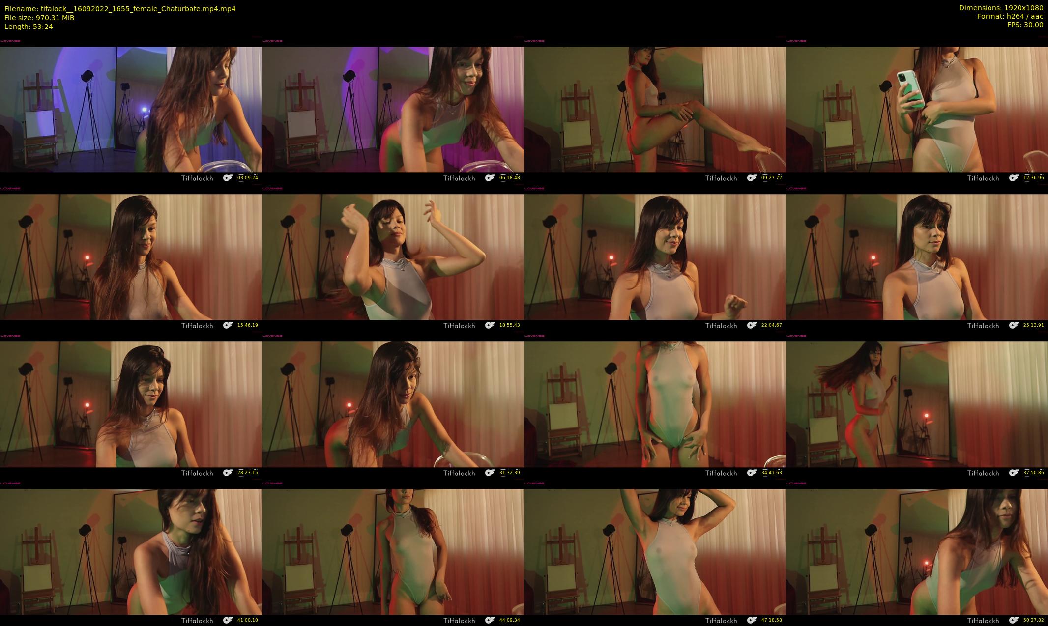 tifalock_ — 54 minute Chaturbate female cam show recording, 1080p, Sep 16, 2022