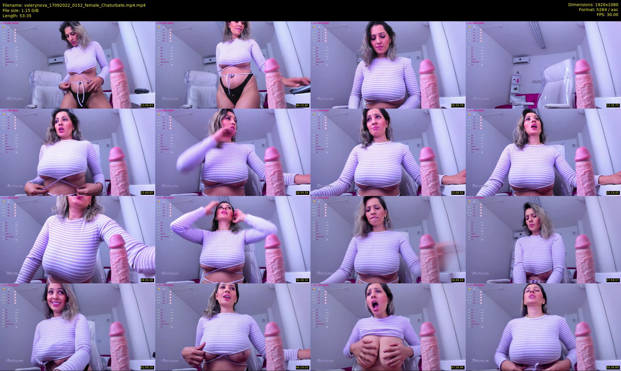 valerynova — 54 minute Chaturbate female cam show recording, 1080p, Sep 17, 2022