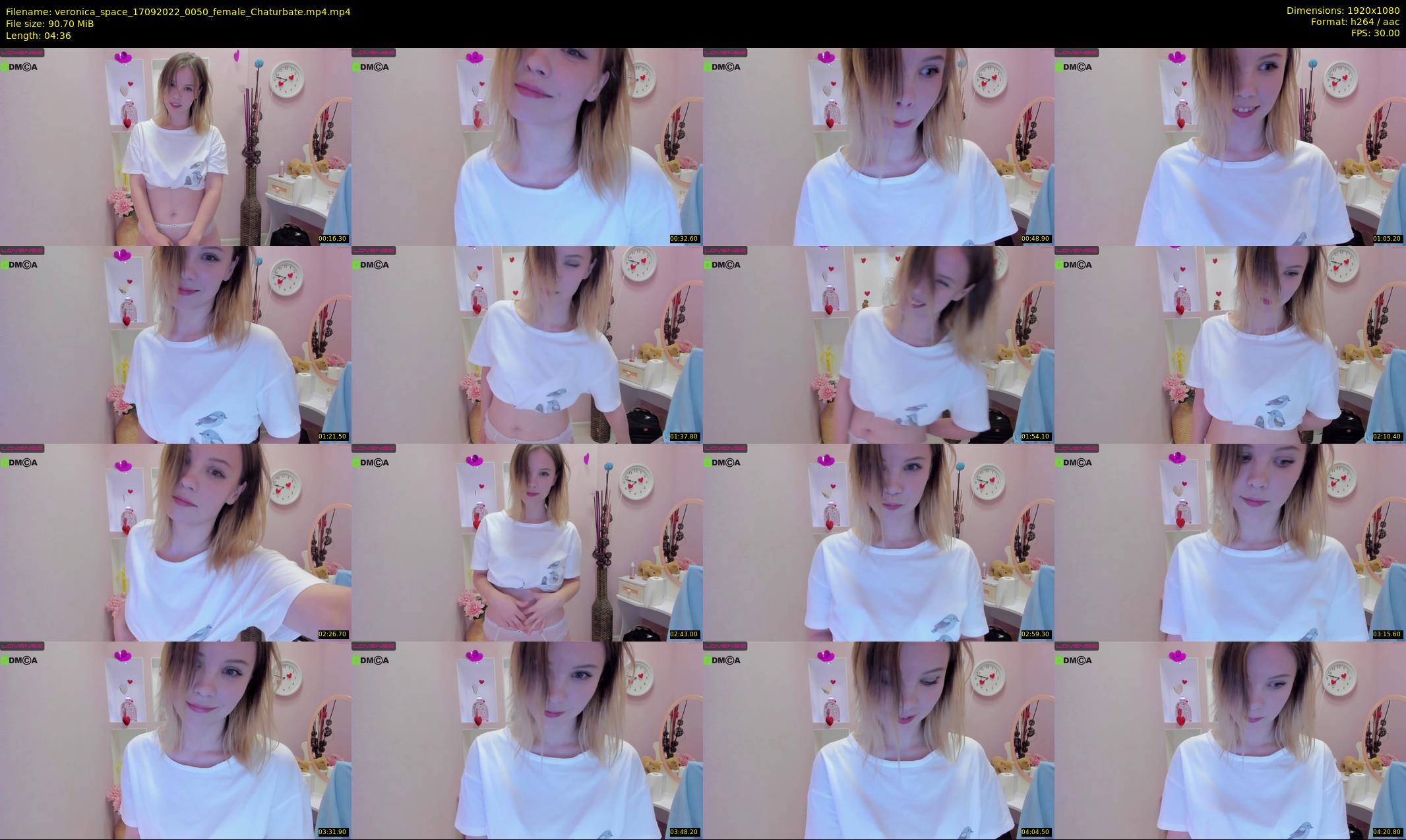 veronica_space — 5 minute Chaturbate female cam show recording, 1080p, Sep 17, 2022