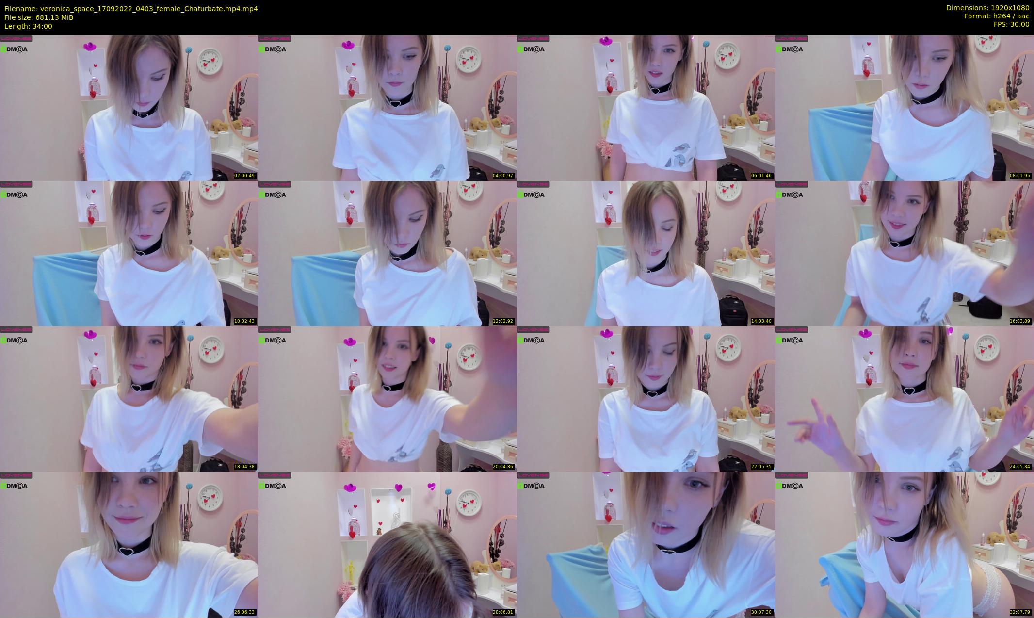 veronica_space — 34 minute Chaturbate female cam show recording, 1080p, Sep 17, 2022