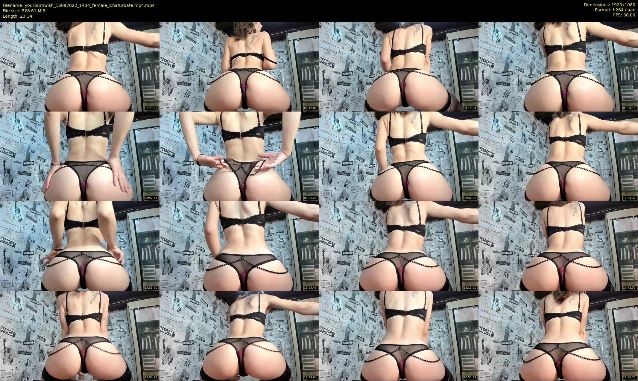 yourburnwish — 24 minute Chaturbate female cam show recording, 1080p, Sep 16, 2022
