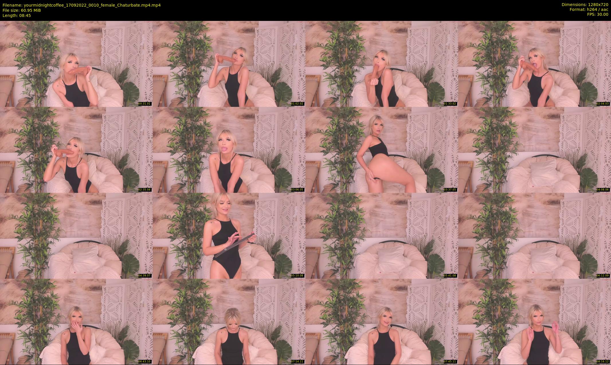 yourmidnightcoffee — 9 minute Chaturbate female cam show recording, 720p, Sep 17, 2022