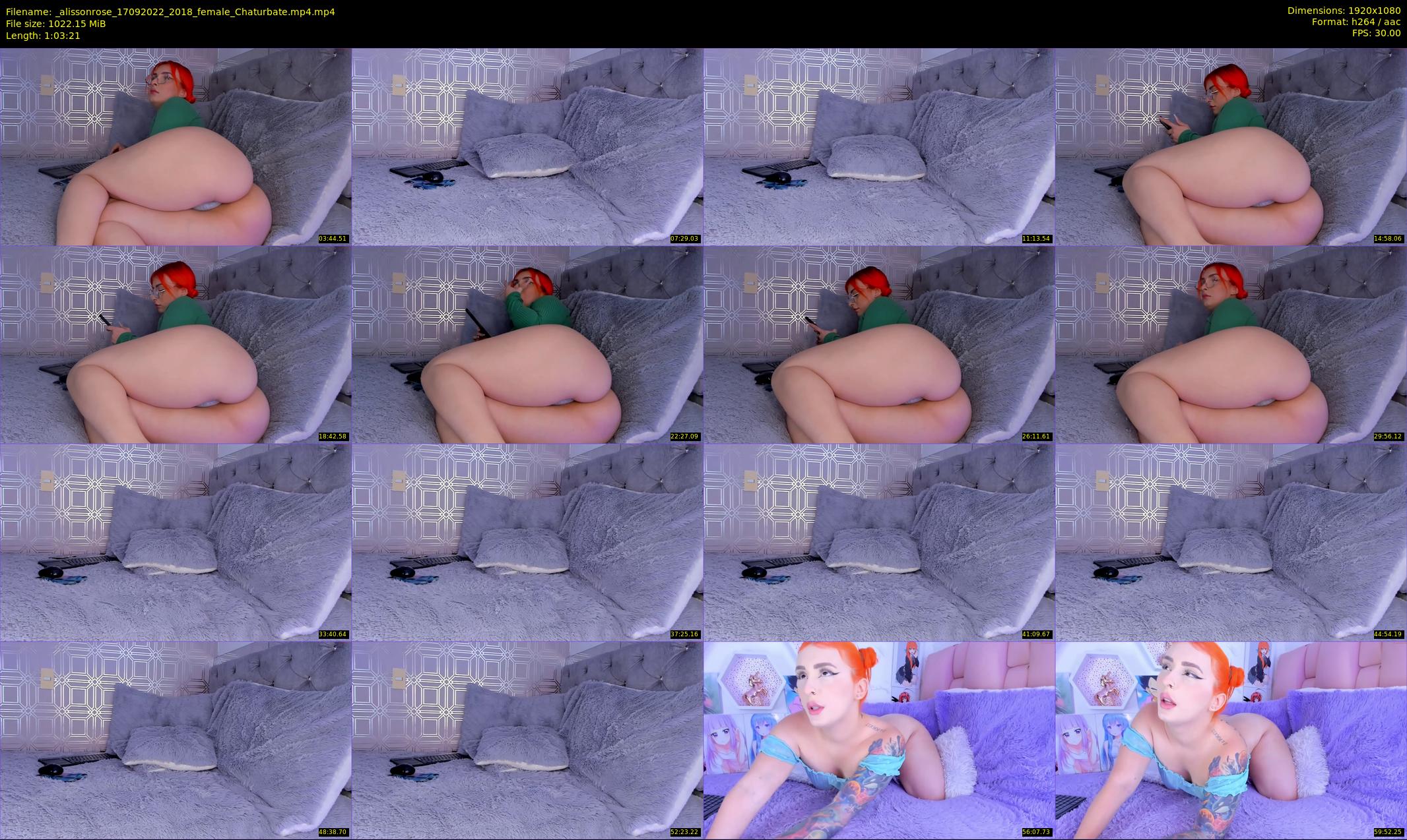 _alissonrose — 64 minute Chaturbate female cam show recording, 1080p, Sep 17, 2022