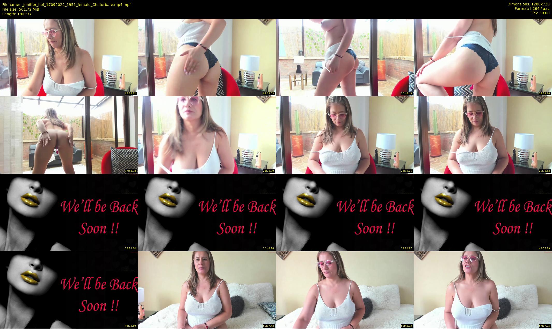 _jeniffer_hot — 61 minute Chaturbate female cam show recording, 720p, Sep 17, 2022