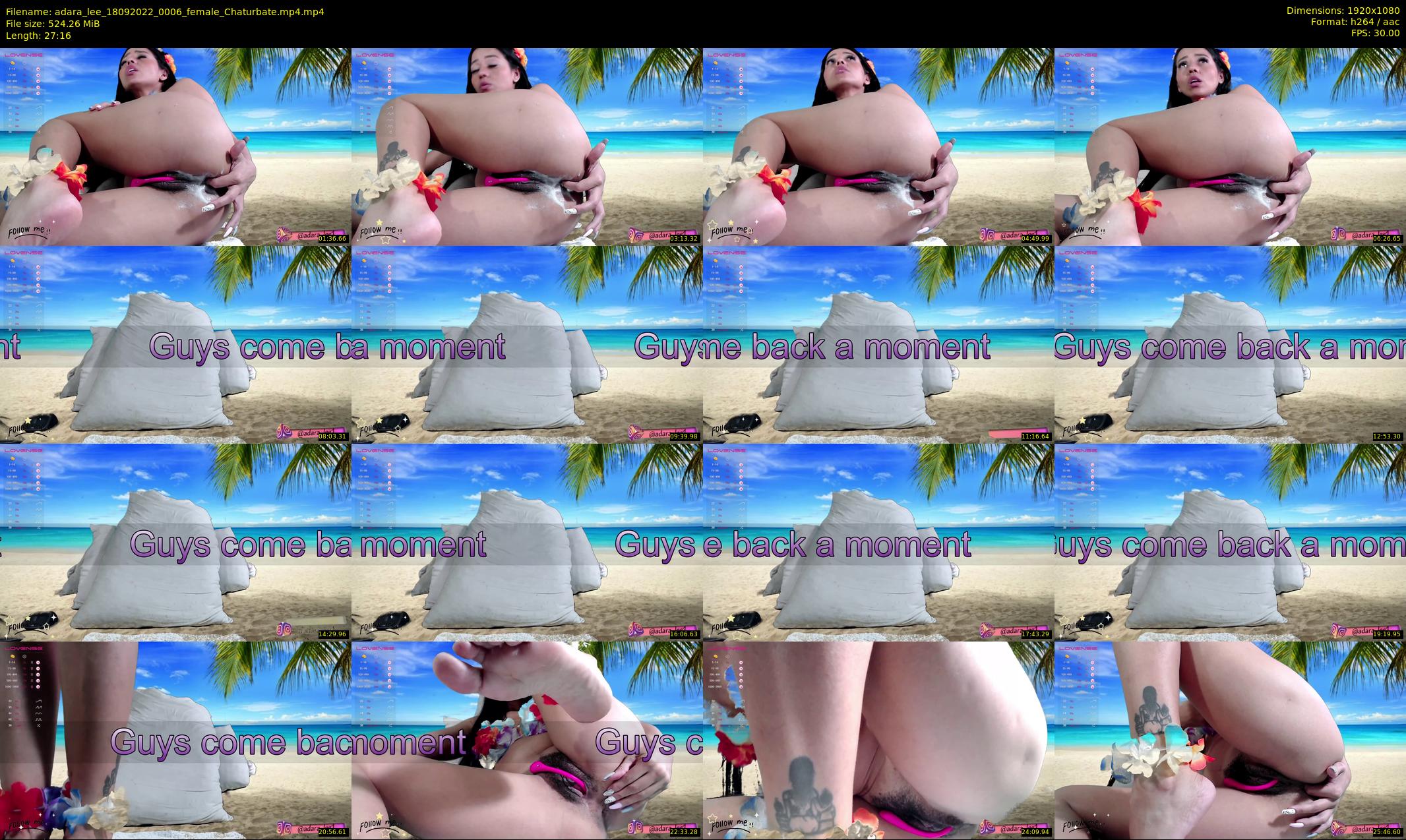 adara_lee — 28 minute Chaturbate female cam show recording, 1080p, Sep 18, 2022