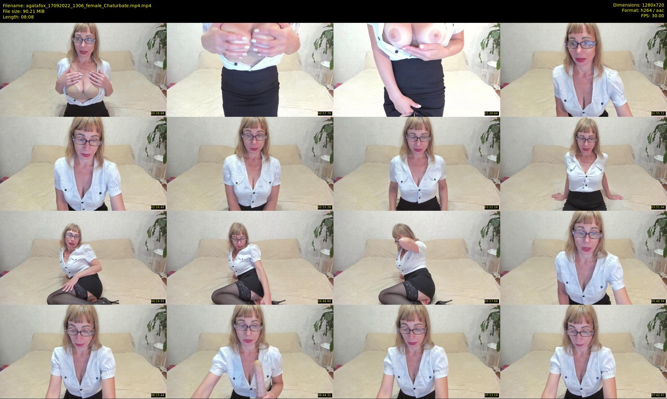 agatafox — 9 minute Chaturbate female cam show recording, 720p, Sep 17, 2022