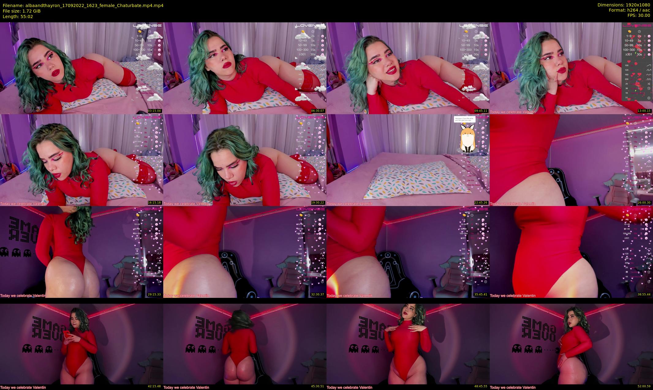 albaandthayron — 56 minute Chaturbate couple cam show recording, 1080p, Sep 17, 2022