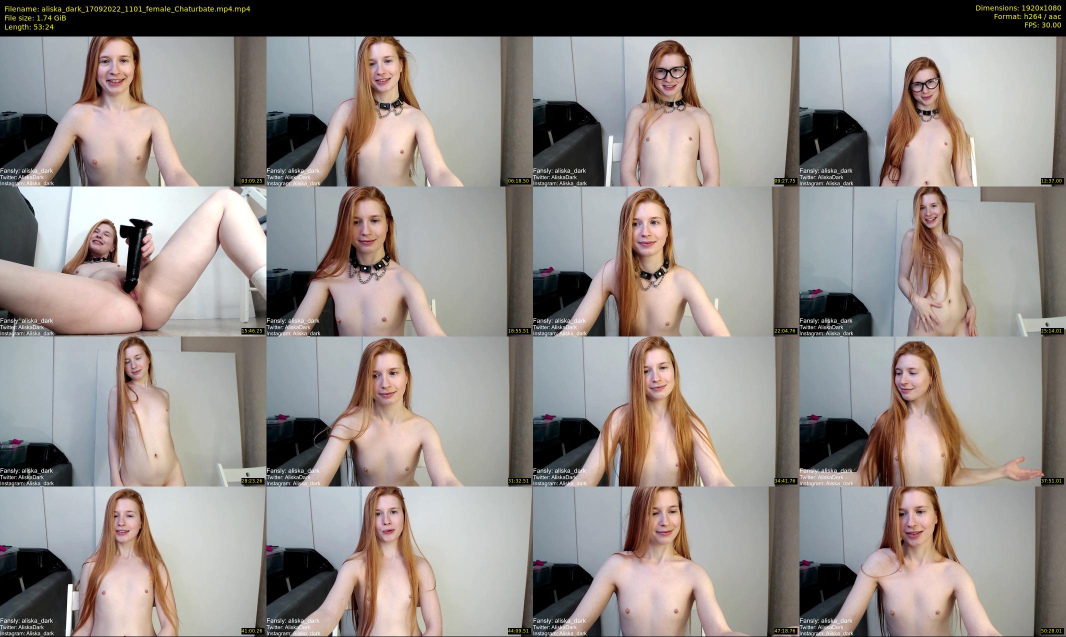 aliska_dark — 54 minute Chaturbate female cam show recording, 1080p, Sep 17, 2022