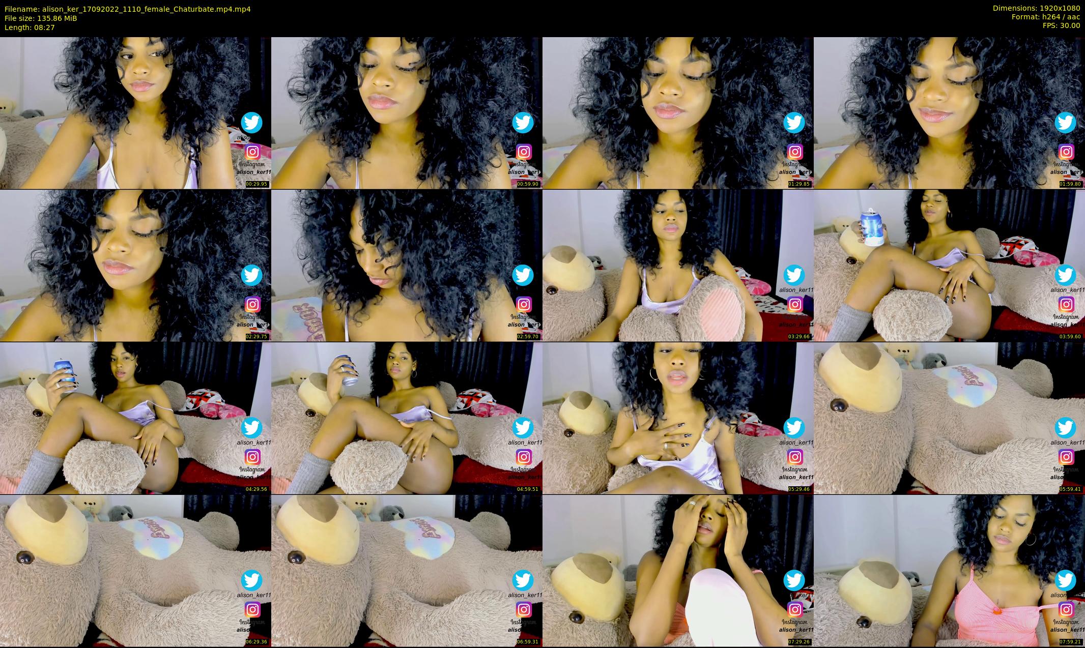 alison_ker — 9 minute Chaturbate female cam show recording, 1080p, Sep 17, 2022