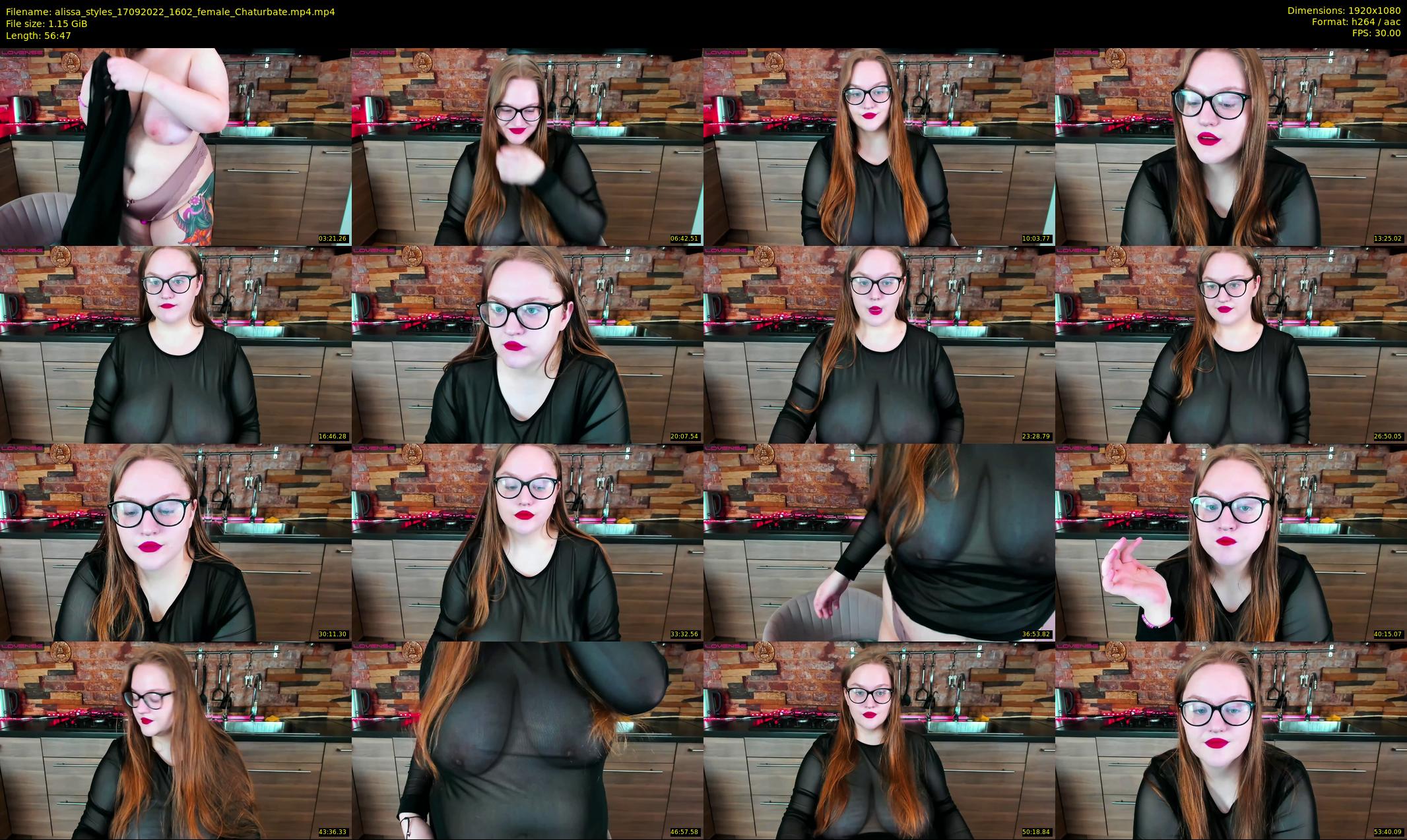 alissa_styles — 57 minute Chaturbate female cam show recording, 1080p, Sep 17, 2022