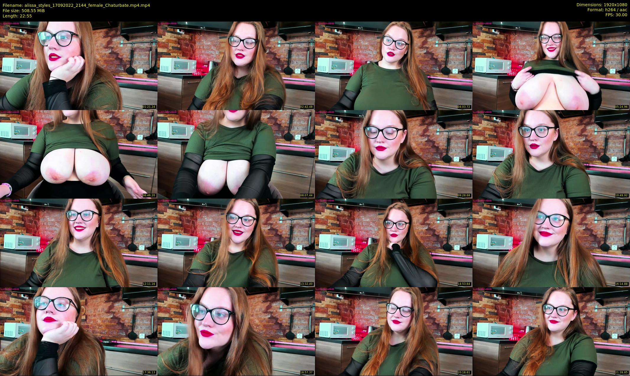 alissa_styles — 23 minute Chaturbate female cam show recording, 1080p, Sep 17, 2022