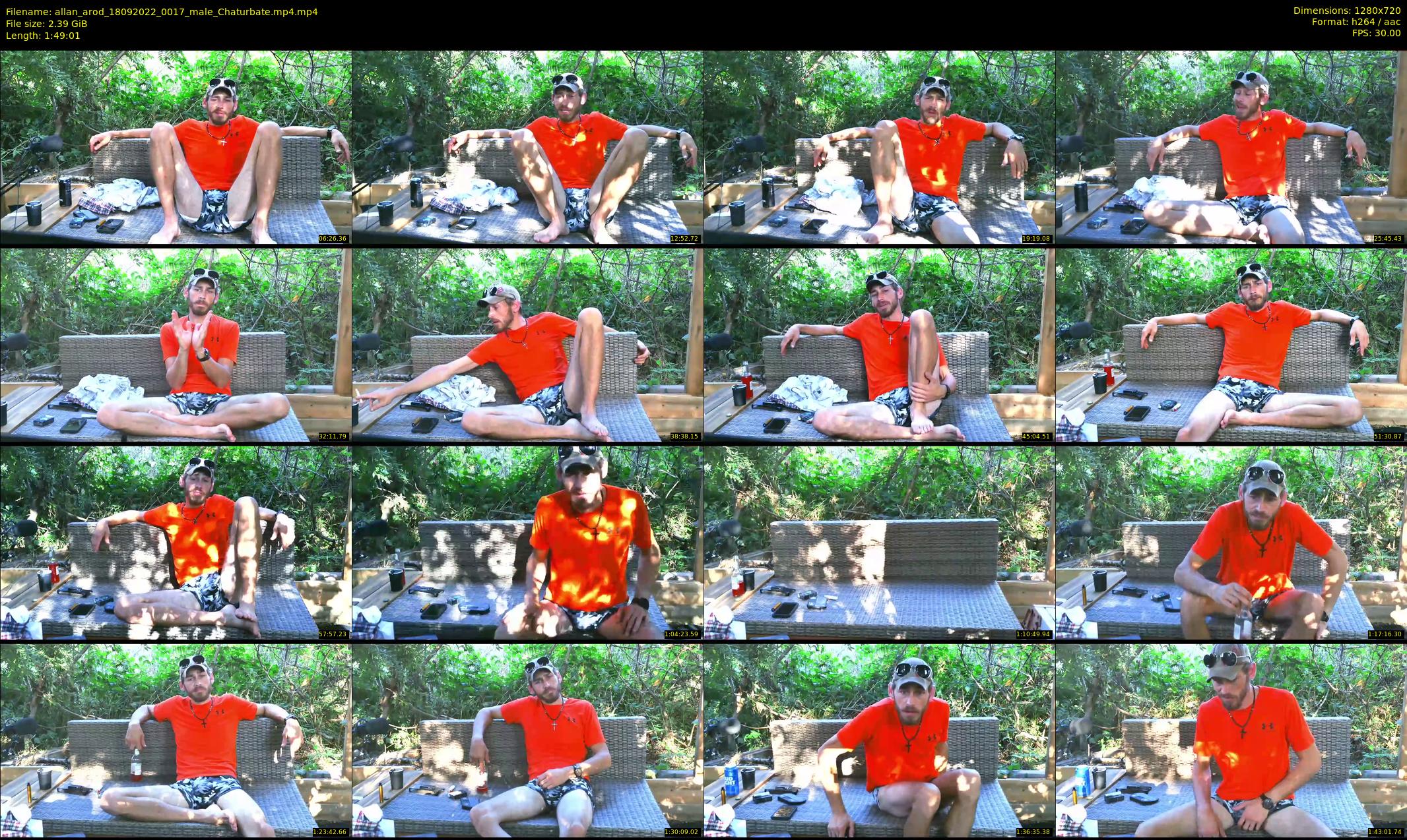 allan_arod — 110 minute Chaturbate male cam show recording, 720p, Sep 18, 2022