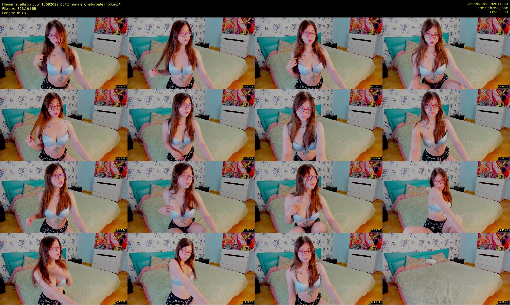 allison_cuty — 37 minute Chaturbate female cam show recording, 1080p, Sep 18, 2022