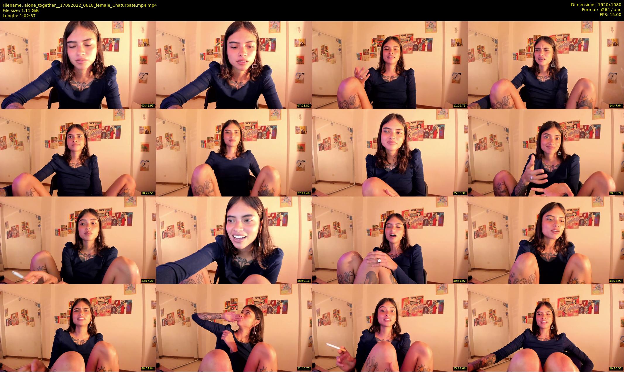 alone_together_ — 63 minute Chaturbate female cam show recording, 1080p, Sep 17, 2022