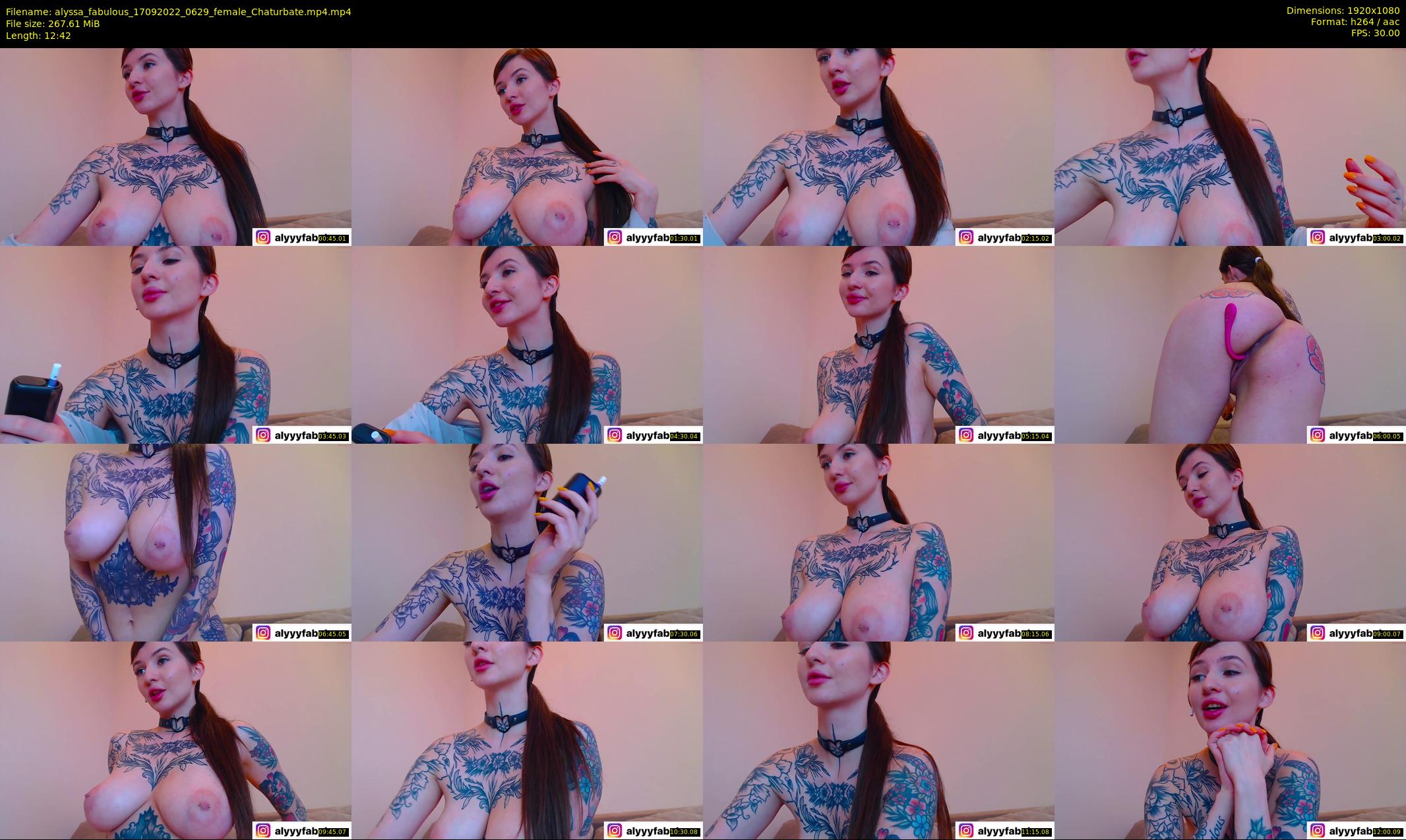 alyssa_fabulous — 13 minute Chaturbate female cam show recording, 1080p, Sep 17, 2022