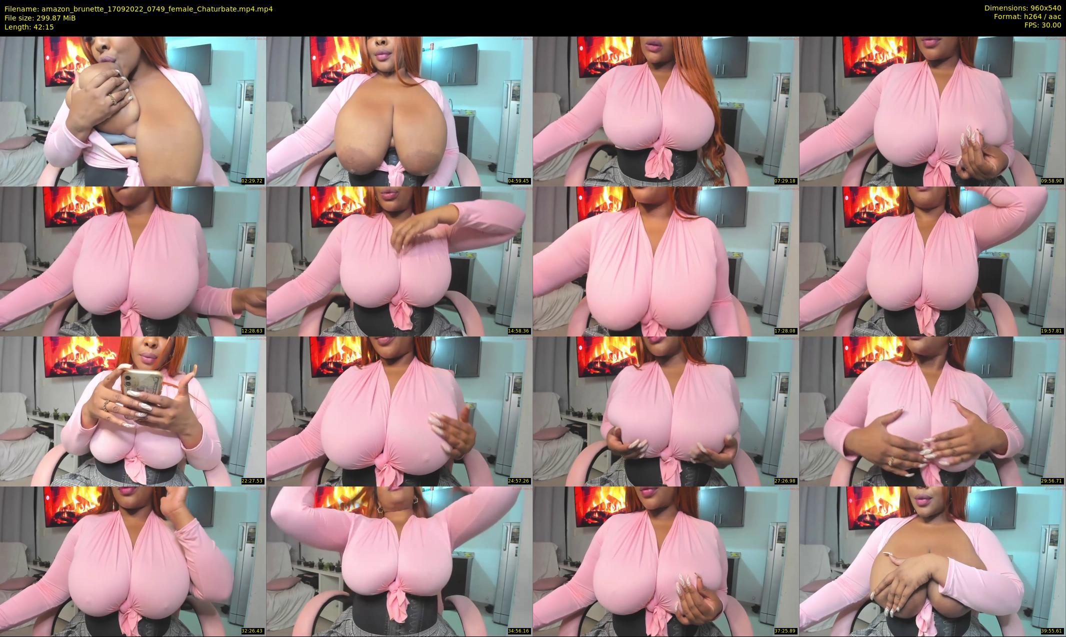 amazon_brunette — 43 minute Chaturbate female cam show recording, 480p, Sep 17, 2022