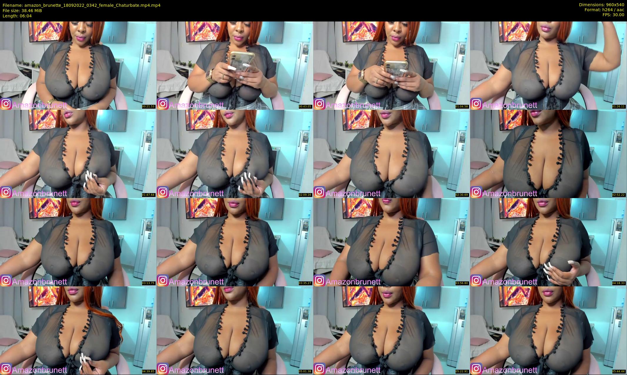amazon_brunette — 7 minute Chaturbate female cam show recording, 480p, Sep 18, 2022